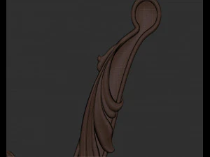 Letter I floral 3D Print Model