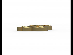 Letter L floral 3D Print Model
