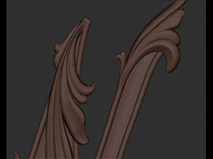 Letter N floral Model do druku 3D