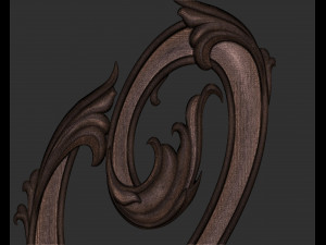 Letter O floral Modelo de impresión 3D