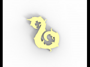 Letter S floral 3D Baskı Modeli