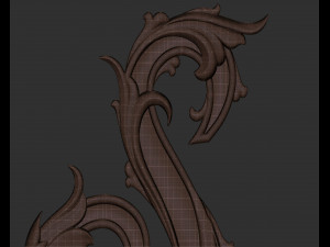 Letter S floral 3D Baskı Modeli