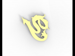 Letter Y floral 3D Baskı Modeli