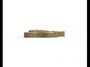 Letter Z floral 3D-printmodel