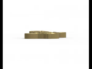 Letter Z floral 3D Print Model