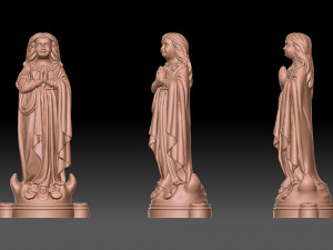 Lady of aparecida 3D Print Model