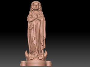 Lady of aparecida 3D-Druckmodell