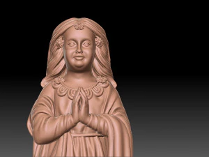 Lady of aparecida 3D Print Model