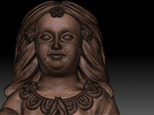 Lady of aparecida 3D-Druckmodell