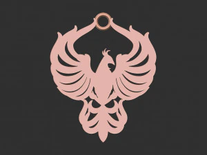 Eagle pendant 3d print model 3D Print Model