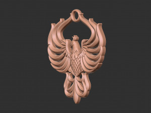 Eagle pendant 3d print model 3D-Druckmodell