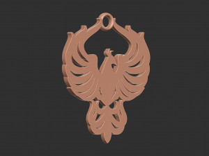 Eagle pendant 3d print model 3D-Druckmodell