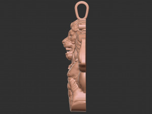 Lion pendant 3d print model 3D Print Model