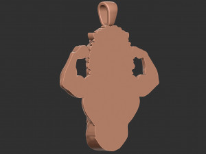 Lion pendant 3d print model 3D Print Model