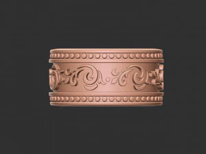 Impress&atilde;o 3D do anel Modelo de Impressão 3D