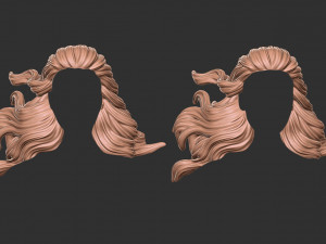 Hair 58 Modello di stampa 3D