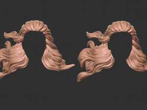 Cabelo 58 Modelo de Impressão 3D