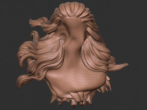 Hair 58 3D-Druckmodell
