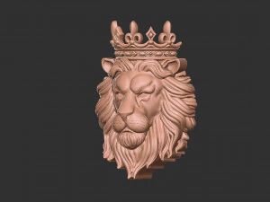 Lion crown 3d print model 3D Print Model