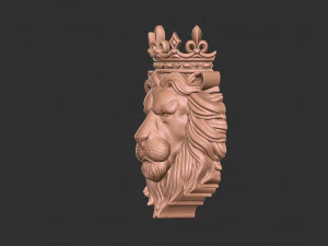 Lion crown 3d print model 3D Print Model