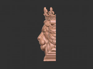 Lion crown 3d print model 3D Print Model