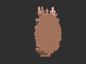 Lion crown 3d print model Modelo de impresión 3D