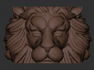 Lion crown 3d print model Modelo de impresión 3D