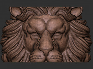 Lion crown 3d print model Modelo de impresión 3D