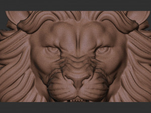 Angry lion crown 3d print model 3D Принт Модель
