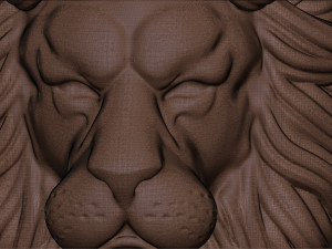 Lion ring 2 3d print 3Dプリントモデル