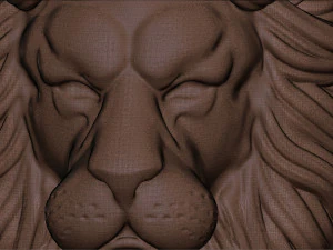Lion ring 2 3d print 3D Print Model