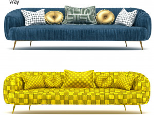 sofa rok 05 3D Model