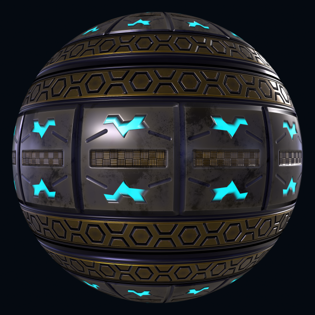 Pbr sci fi hard surface material texture Tekstur CG .c4d .max .obj .3ds .fbx .stl .blend 