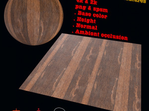 4 wood smart material and pbr texture Texturas CG