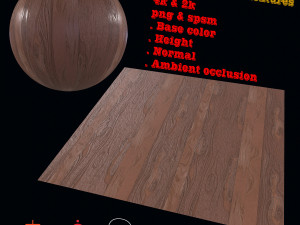 4 wood smart material and pbr texture Texturas CG