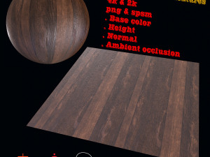 4 wood smart material and pbr texture Texturas CG