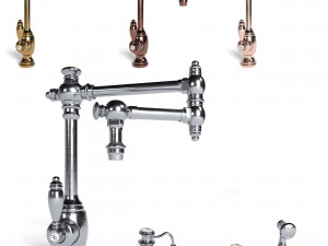 waterstone kitchen faucet set 3Dモデル