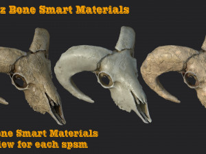 10 bone smart materials CG 텍스쳐