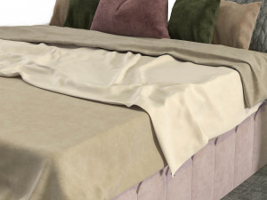 Bedroom Set 3D 모델