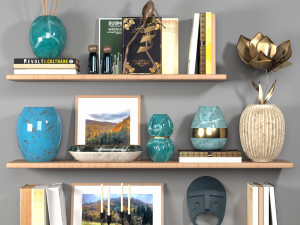 Bedroom Set 3D 모델