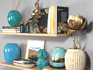 Bedroom Set 3D 모델