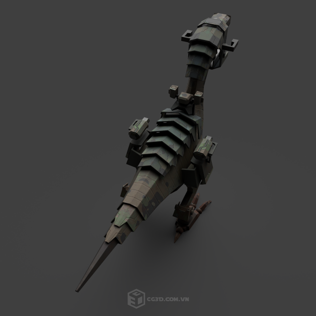 dinosaurrobo 3Dモデル .c4d .max .obj .3ds .fbx .stl .blend 