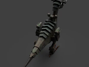 공룡로보 3D 모델