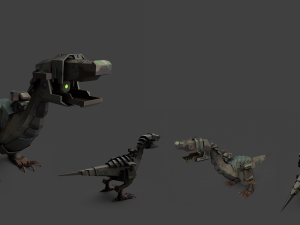dinosaurrobo 3Dモデル