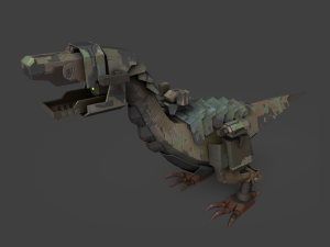 dinosaurrobo 3Dモデル