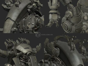 robot fizza Modello 3D