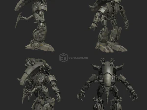 robot fizza Modello 3D