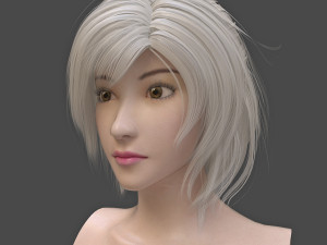 girl head 3Dモデル