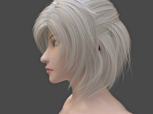 girl head 3Dモデル