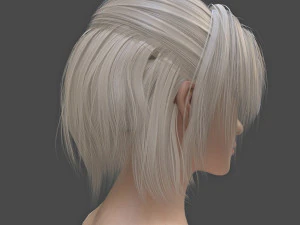 girl head 3D Model